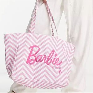 SkinnyDip London X Barbie Chevron Print XL Tote- Pink